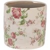 Clayre & Eef 6CE1623M Maceta Interior Beige Rosa Ø 14x13 cm