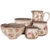 Clayre & Eef 6CE1624L Jarra decorativa Beige Rosa 21x15x23 cm