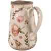 Clayre & Eef 6CE1624M Jarra decorativa Beige Rosa 17x12x18 cm