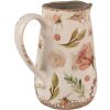Clayre & Eef 6CE1624M Jarra decorativa Beige Rosa 17x12x18 cm