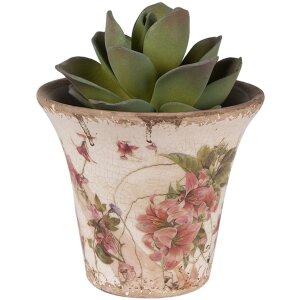 Clayre & Eef 6CE1627M Maceta Interior Beige Rosa...