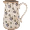 Clayre & Eef 6CE1640L Jarra Decorativa Beige Azul 21x15x23 cm