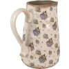 Clayre & Eef 6CE1640L Jarra Decorativa Beige Azul 21x15x23 cm