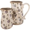 Clayre & Eef 6CE1640L Jarra Decorativa Beige Azul 21x15x23 cm