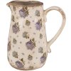 Clayre & Eef 6CE1640M Jarra Decorativa Beige Azul 16x12x18 cm