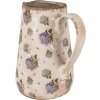 Clayre & Eef 6CE1640M Jarra Decorativa Beige Azul 16x12x18 cm