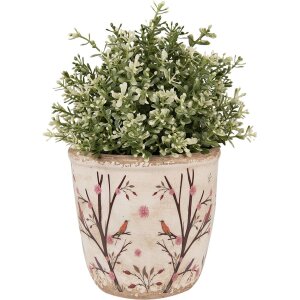 Clayre & Eef 6CE1641M Maceta para Interior Beige...