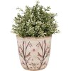 Clayre & Eef 6CE1641M Maceta para Interior Beige Marrón Ø 14x13 cm