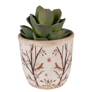 Clayre & Eef 6CE1641XS Maceta para Interior Beige...
