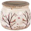 Clayre & Eef 6CE1642S Maceta para Interior Beige Marrón Ø 12x10 cm