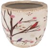 Clayre & Eef 6CE1645S Maceta para Interior Beige Marrón Ø 13x11 cm