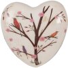 Clayre & Eef 6CE1648 Corazón Decorativo Beige Marrón 12x12x4 cm