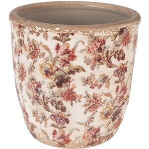 Clayre & Eef 6CE1649L Maceta de interior Beige Rosa...