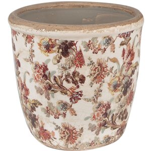 Clayre & Eef 6CE1649M Maceta Interior Beige Rosa...