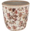 Clayre & Eef 6CE1649M Maceta Interior Beige Rosa Ø 14x13 cm