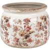 Clayre & Eef 6CE1650L Maceta de interior Beige Rosa Ø 20x15 cm