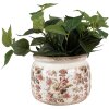 Clayre & Eef 6CE1650L Maceta de interior Beige Rosa Ø 20x15 cm