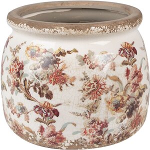 Clayre & Eef 6CE1650M Maceta de interior Beige Rosa...