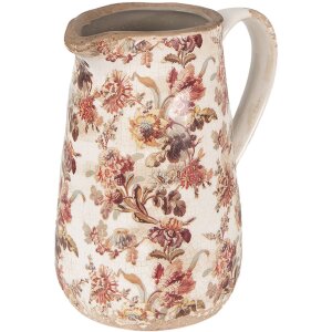 Clayre & Eef 6CE1651M Jarra decorativa Beige Rosa...