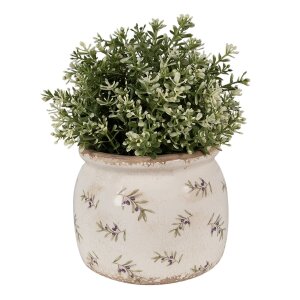 Clayre & Eef 6CE1670M Maceta para interior Beige...