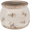 Clayre & Eef 6CE1670M Maceta para interior Beige Ø 16x13 cm
