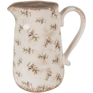 Clayre & Eef 6CE1671L Jarra decorativa Beige 21x15x23 cm