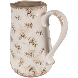 Clayre & Eef 6CE1671L Jarra decorativa Beige 21x15x23 cm