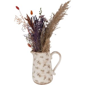 Clayre & Eef 6CE1671L Jarra decorativa Beige 21x15x23 cm