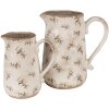 Clayre & Eef 6CE1671M Jarra decorativa Beige 16x12x18 cm