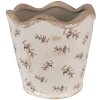 Clayre & Eef 6CE1672L Maceta de interior Beige Ø 19x18 cm