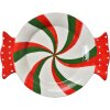 Clayre & Eef 6CE1722 Bol para servir Rojo Verde 27x20x3 cm