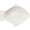 Clayre & Eef 6CEBO0057 Tazón Sopa Pescado Blanco 19x15x4 cm