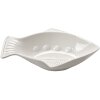 Clayre & Eef 6CEBO0057 Tazón Sopa Pescado Blanco 19x15x4 cm