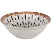 Clayre & Eef 6CEBO0062 Tazón Sopa Blanco Negro Ø 15x5 cm - 300 ml