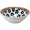 Clayre & Eef 6CEBO0064 Tazón Sopa Blanco Negro Ø 15x5 cm - 300 ml