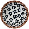 Clayre & Eef 6CEBO0064 Tazón Sopa Blanco Negro Ø 15x5 cm - 300 ml