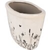 Clayre & Eef 6CEFAF0003L Macetero para interior Beige, negro 27x13x14 cm