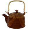 Clayre & Eef 6CETE0136 Tetera Marrón Ø 14x12 cm - 750 ml