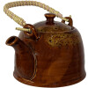 Clayre & Eef 6CETE0136 Tetera Marrón Ø 14x12 cm - 750 ml