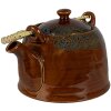 Clayre & Eef 6CETE0137 Tetera Marrón Ø 14x12 cm - 750 ml