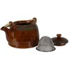 Clayre & Eef 6CETE0137 Tetera Marrón Ø 14x12 cm - 750 ml