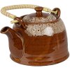 Clayre & Eef 6CETE0139 Tetera Marrón Ø 14x12 cm - 750 ml