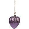 Clayre & Eef 6GL4323 Adorno de Navidad morado 17x5x16 cm