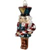 Clayre & Eef 6GL4337 Etiqueta de Navidad Azul Rojo 7x5x15 cm