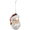 Clayre & Eef 6GL4347 Colgante Navidad Oro Blanco 8x7x12 cm
