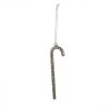 Clayre & Eef 6GL4356 Colgante de Navidad color plata 4x1x14 cm