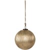 Clayre & Eef 6GL4363L Adorno de Navidad de vidrio dorado Ø 26x26 cm