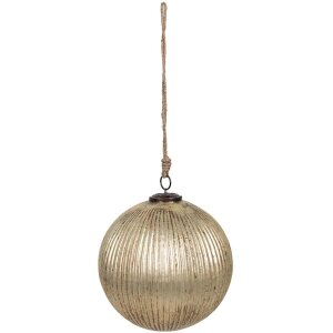 Clayre & Eef 6GL4363M Adorno de Navidad color oro...