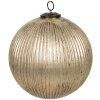 Clayre & Eef 6GL4363M Adorno de Navidad color oro Ø 20x20 cm