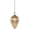 Clayre & Eef 6GL4364L Adorno de Navidad color oro Ø 14x20 cm